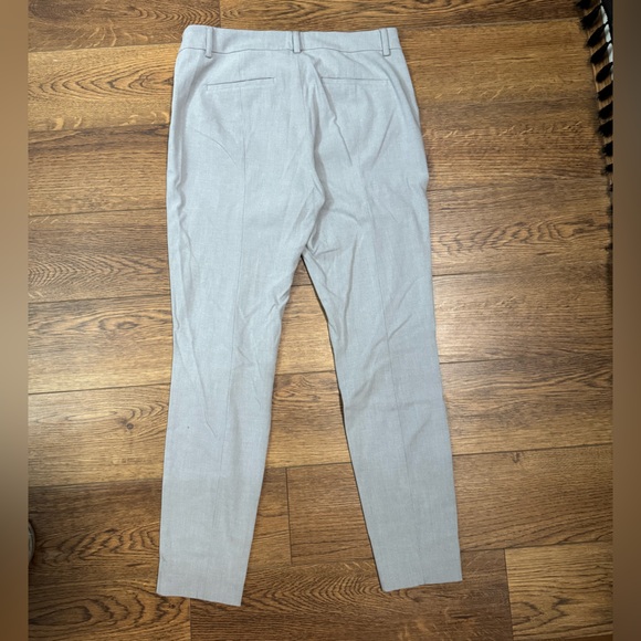 Express Pants Women's 8 Light Gray Skinny Mid Rise Business Professional - Picture 3 of 6